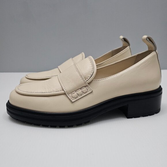 NEW Aeyde Ruth Loafer Slip On Chunky Lug Sole Creamy Nappa Leather EU 38 - Picture 14 of 14